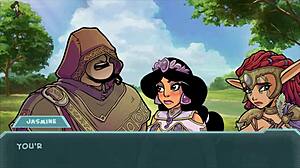 Princess Gets Monster Cock In Anime Hentai Game! Big Tits And Dirty Talk!