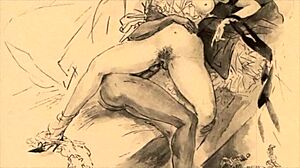 vintage erotic drawings from retro anime hentai collection