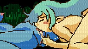 fairy fighters engage in intense fingering and licking sessions amidst anime battles