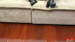 Otaku Breaks Tattooed Redhead's Big Ass With Deep Anal Gaping!