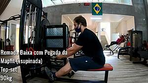 Flexible workout in panties and thong leads to hardcore action