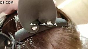 she pulls hair during deepthroat and sucks balls