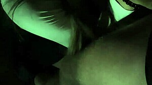 Sexy mini skirt pussy and panties flashing before risky blowjob. Outdoor brunette teen 18+ cum in mouth.