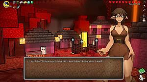 Witch Tests Potion To Grow Huge Cock In Hornycraft Parody.