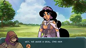 Princess Gets Monster Cock In Anime Hentai Game! Big Tits And Dirty Talk!