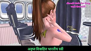 Marathi Audio Sex Story - A Cute Girl In Th Airplane Giving Sexy Nude Poses - 3d Animated Cartoon Porn