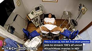 freshman maya farrell experiences intense sensations from doctor tampa's physical exam