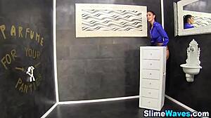 Glam Euro Receives Bukkake Facial