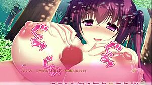 Yuri paizuri scene with big tits, want to watch?