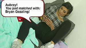 Groaning Moaning Boning Doggy Dicked Date Anya Olsen Gags on Cock