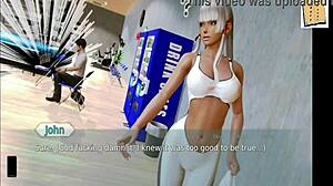 Exploring academy 150 in anime hentai game adventure