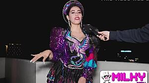 Dancing MILF RIDES and BLOWS in PUBLIC, CAUGHT by AMATEURS.