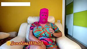 Feeling So Horny, Skimaskgirl Shows Big Boobs On Webcam Tonight