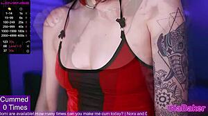 gia baker teases with outfit