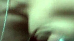 Feeling the thrill as she swallows two cum loads