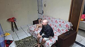 My friend left his wife with me.