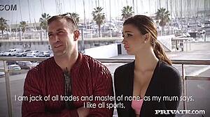 Emotional interview with beautiful latina susy gala on holiday