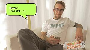 Groaning Moaning Boning Doggy Dicked Date Anya Olsen Gags on Cock