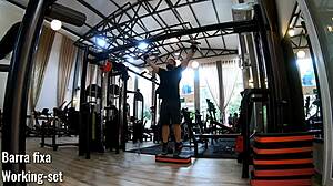 Flexible workout in panties and thong leads to hardcore action