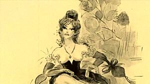 vintage erotic drawings from retro anime hentai collection