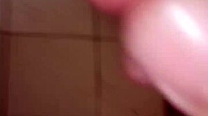 He uses a dildo for some gay fun