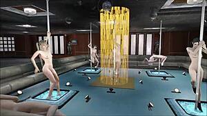 I watch the multi pole dance in fallout 4 hentai