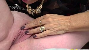 oldnanny mature lesbians play with electric toys