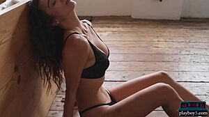 i can't stop watching calypso muse undress and tease with her ripped clothes