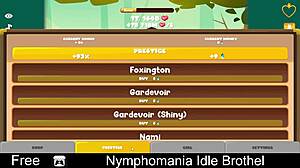 Nympho in erotic anime parody brothel gets idle pleasures.