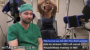 freshman maya farrell experiences intense sensations from doctor tampa's physical exam