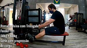 Flexible workout in panties and thong leads to hardcore action