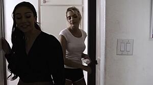 straighttaboo com - husband forces wife into wild 3some with their babysitter