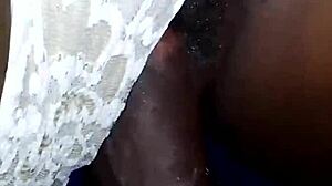 Drilling Wet Pussy with Pant On!