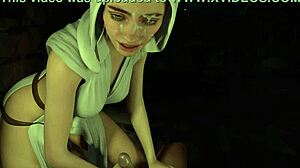 3D Hentai Princess Leia Handjob Joi Teaser