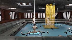 I watch the multi pole dance in fallout 4 hentai