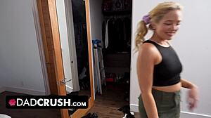 stepdaughter strips for shocked stepdad, he can't believe it