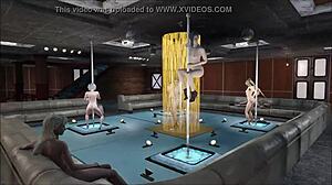 I watch the multi pole dance in fallout 4 hentai