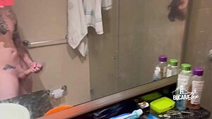 Katty Blake Fucks Boldly in Bathroom with Creampie