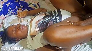 Black on black wild fuck with booty barbie's ass