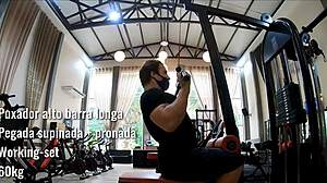 Flexible workout in panties and thong leads to hardcore action