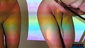 Wow, Portuguese and Canadian brunettes are hot lesbian babes!