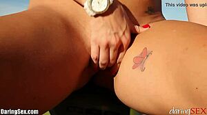 Daringsex Solo Outdoors Masturbation in the Mountains