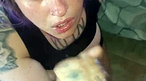 Girlfriend loves deepthroating and swallowing cum in homemade video