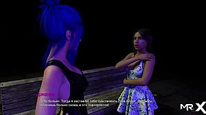 caressing my cute anime girl on the couch!