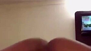 Petite ebony teen rides big black cock hard in homemade fucking