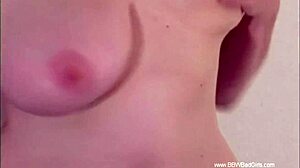 Amateur BBW Shares Her Bouncing Boobies In Homemade Video