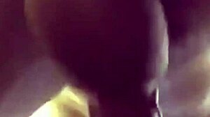 Petite ebony teen rides big black cock hard in homemade fucking