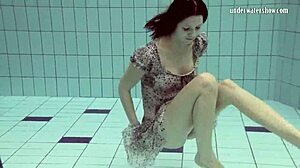 Loris Licicia Strips Naked for Hot Underwater Swim
