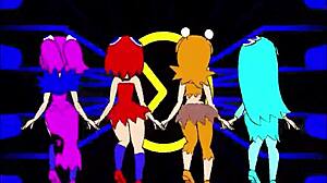 I watchd the pacman gost girls dancin in three phazes on hi def.