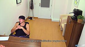 pov encounter with a hunk czech man needing cash - scout